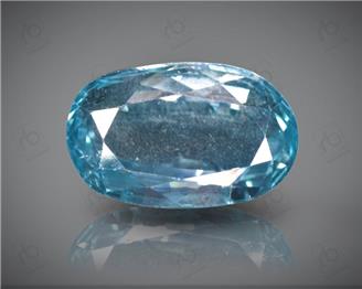 Natural Blue Zircon Certified 8.57CTS-10800